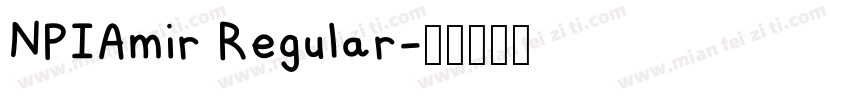 NPIAmir Regular字体转换